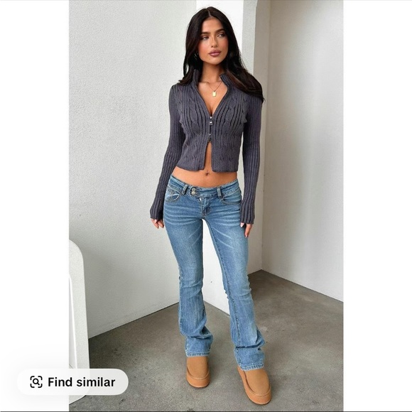 That’s So Fetch Braxton Low Rise Jeans Blue - Picture 1 of 9